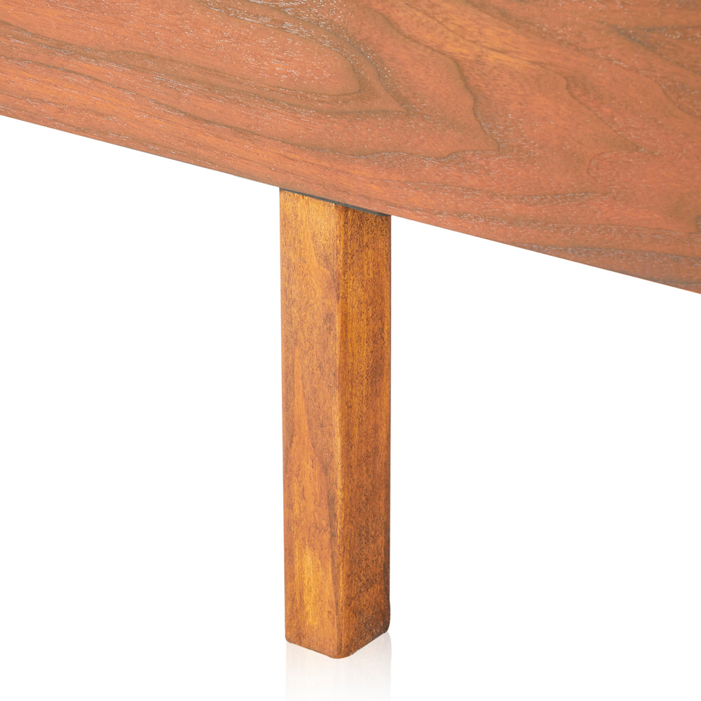 Wood Mid Century Office Credenza Cabinet