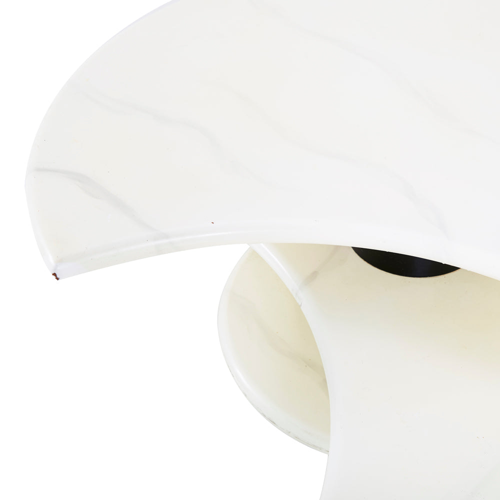 White Modern Marble Coffee Table