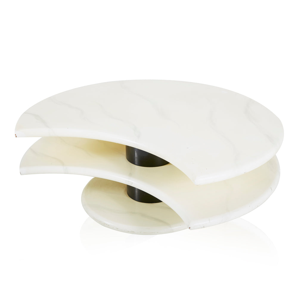 White Modern Marble Coffee Table