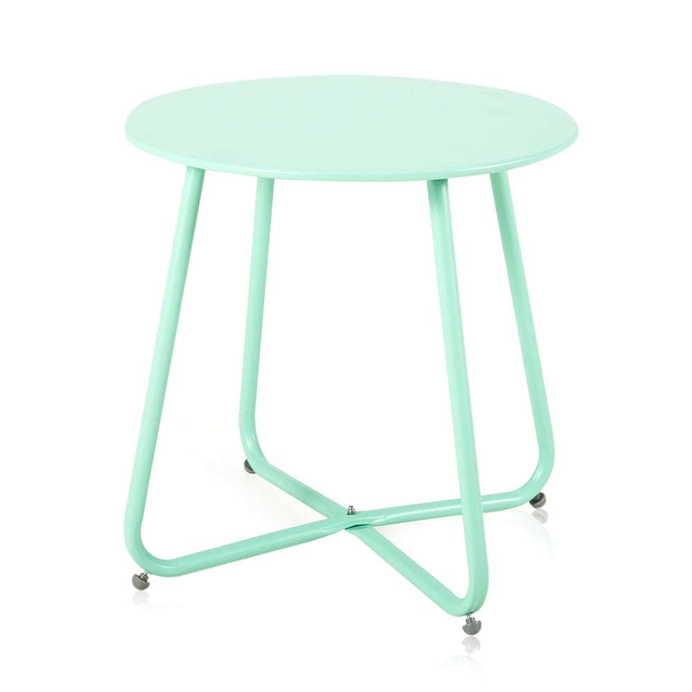 Metal Side Table - Mint