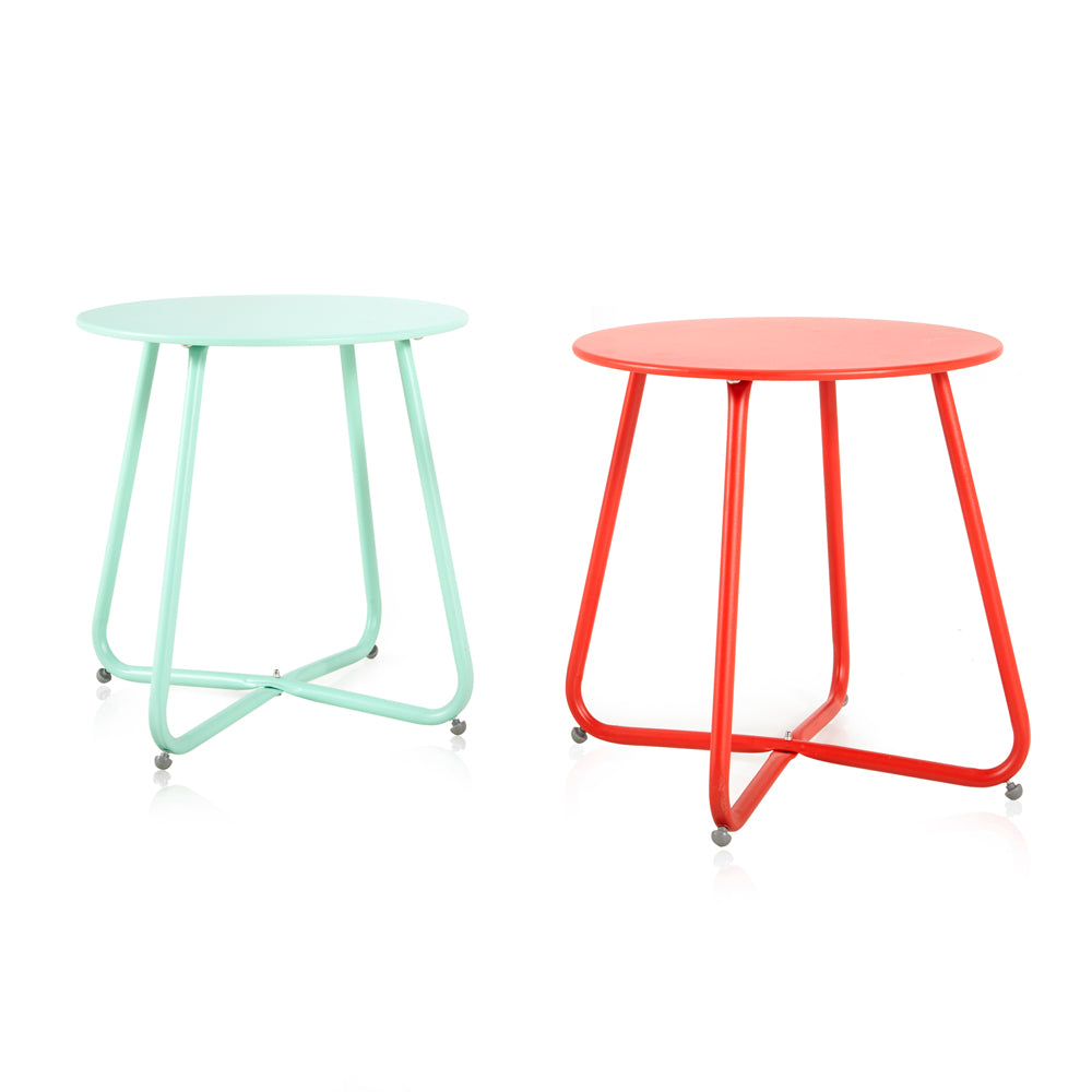 Metal Side Table - Mint