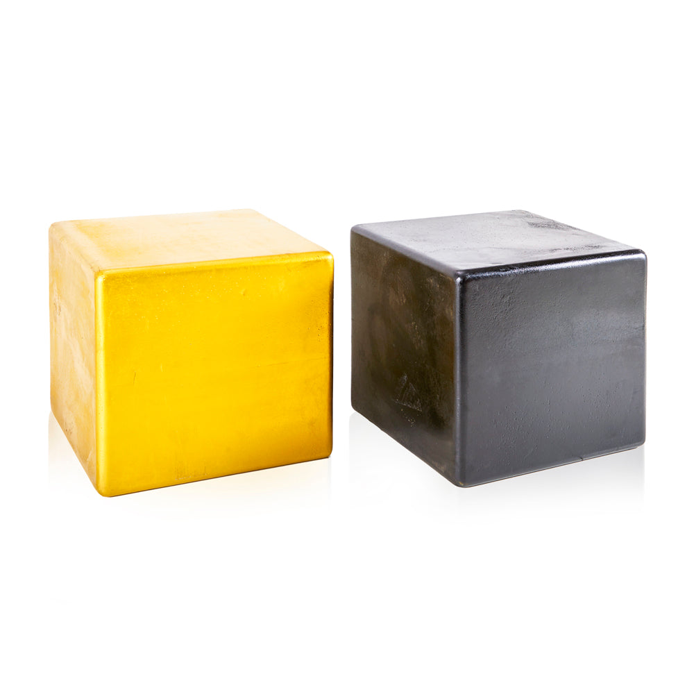 Gold Styrofoam Cube