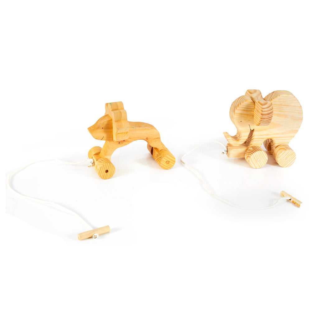Wooden Animal Toy Set (A+D)