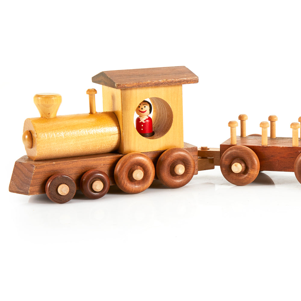 Model Wooden Train Set