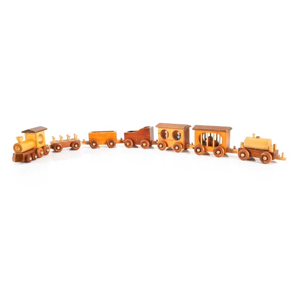 Model Wooden Train Set