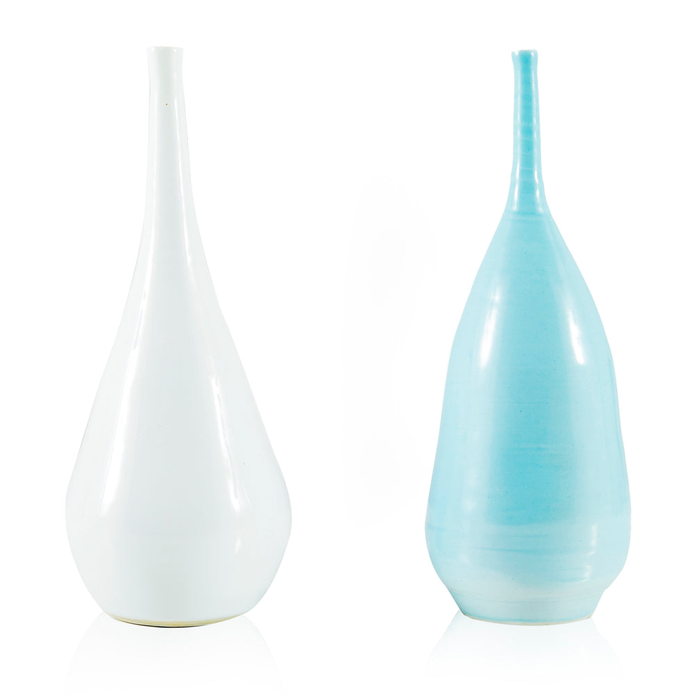 Slim Neck Vase - Blue