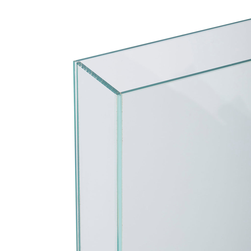 Tall Glass Rectangle Vase
