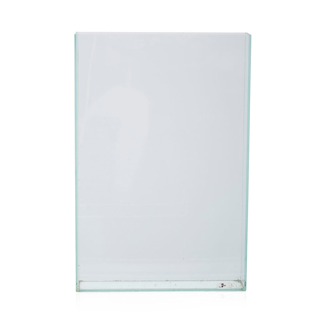 Tall Glass Rectangle Vase