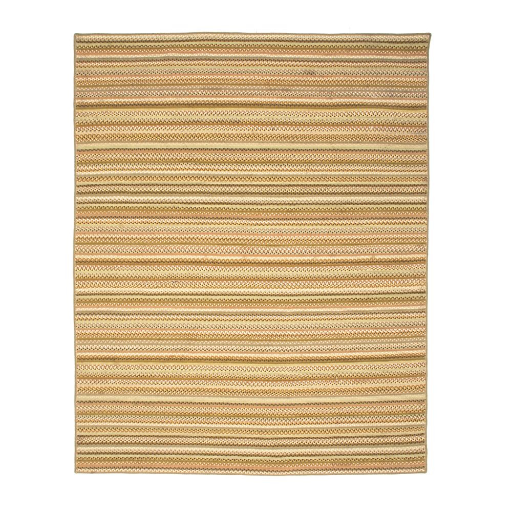 Multicolored Striped Woven Rug