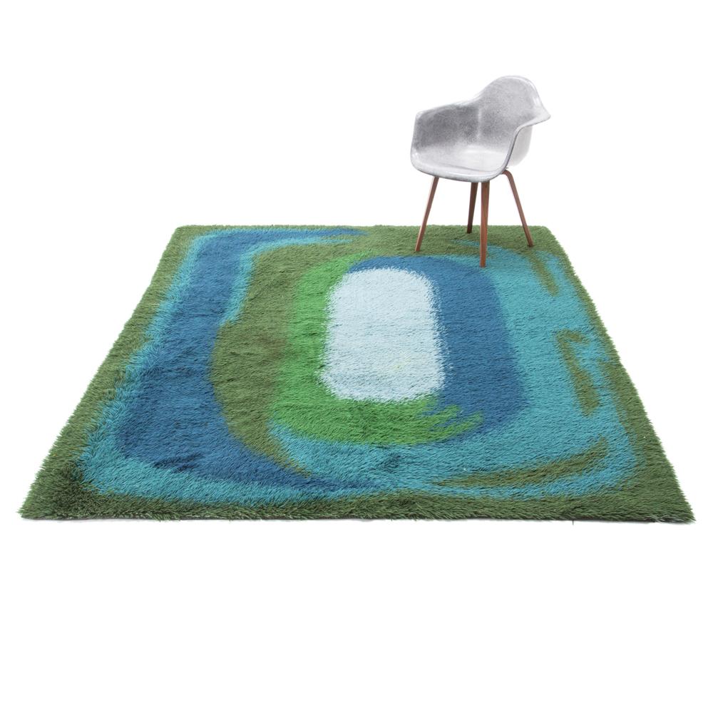 Blue Circles Rug