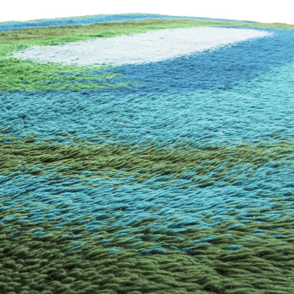 Blue Circles Rug