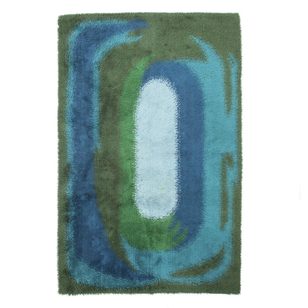 Blue Circles Rug