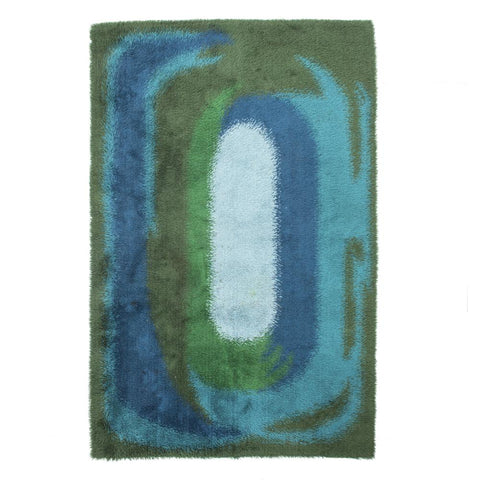 Blue Circles Rug