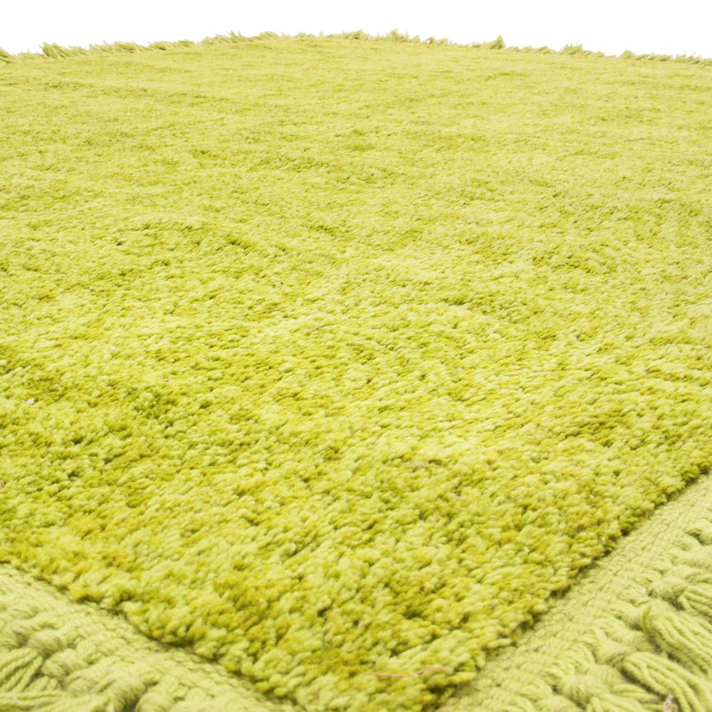 Green Fringe Rug