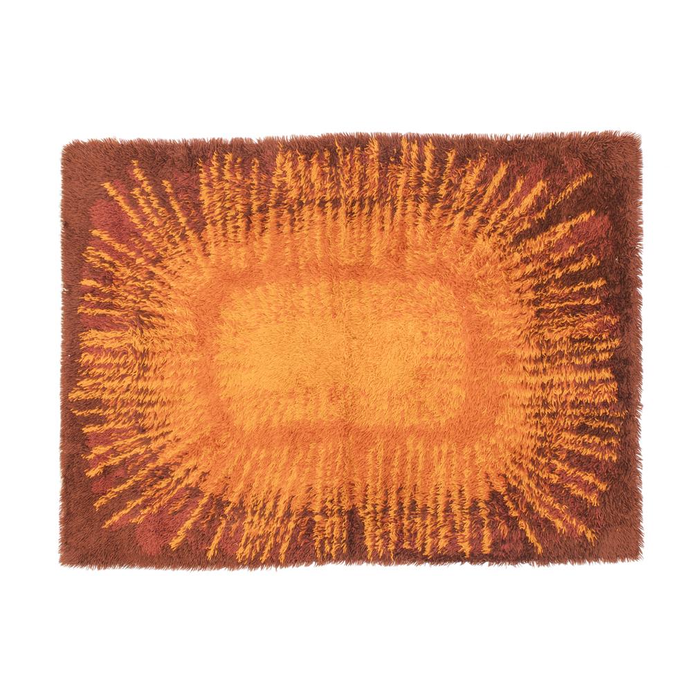 Sunburst Shag Rug