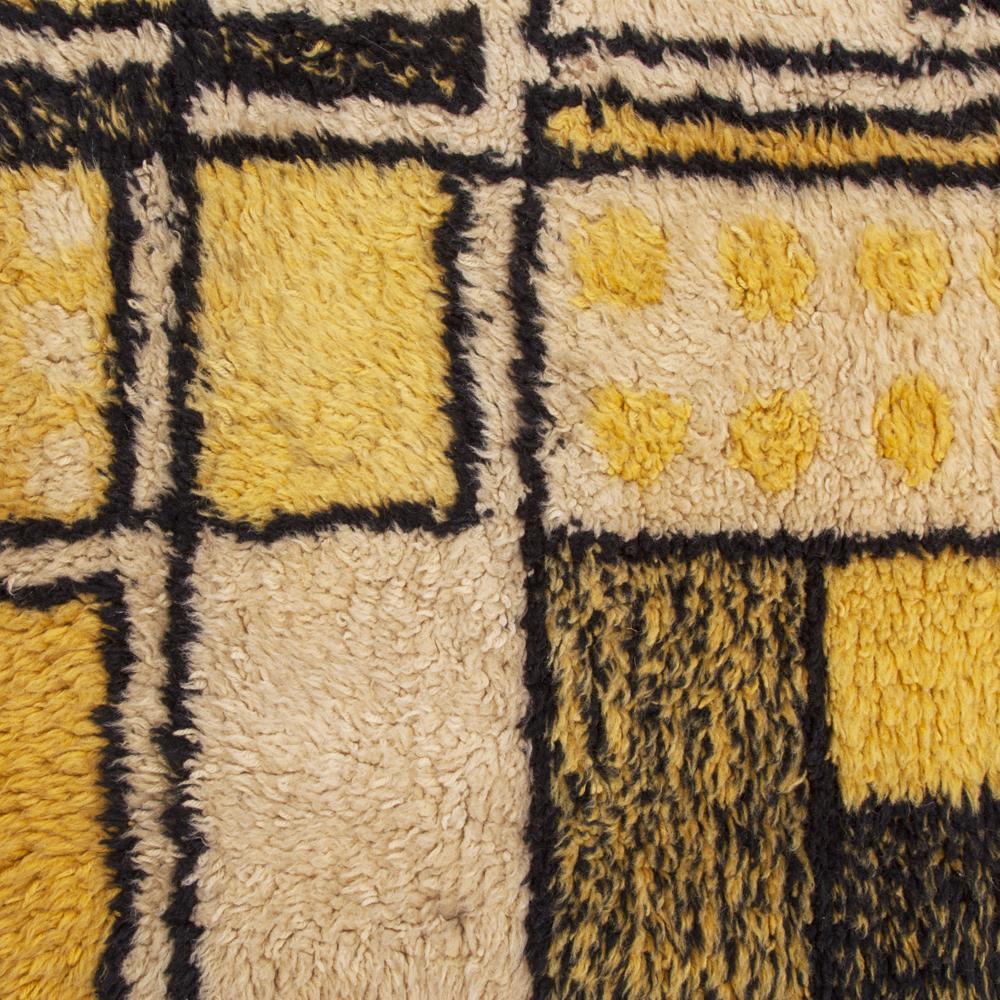 Yellow Squares Rug