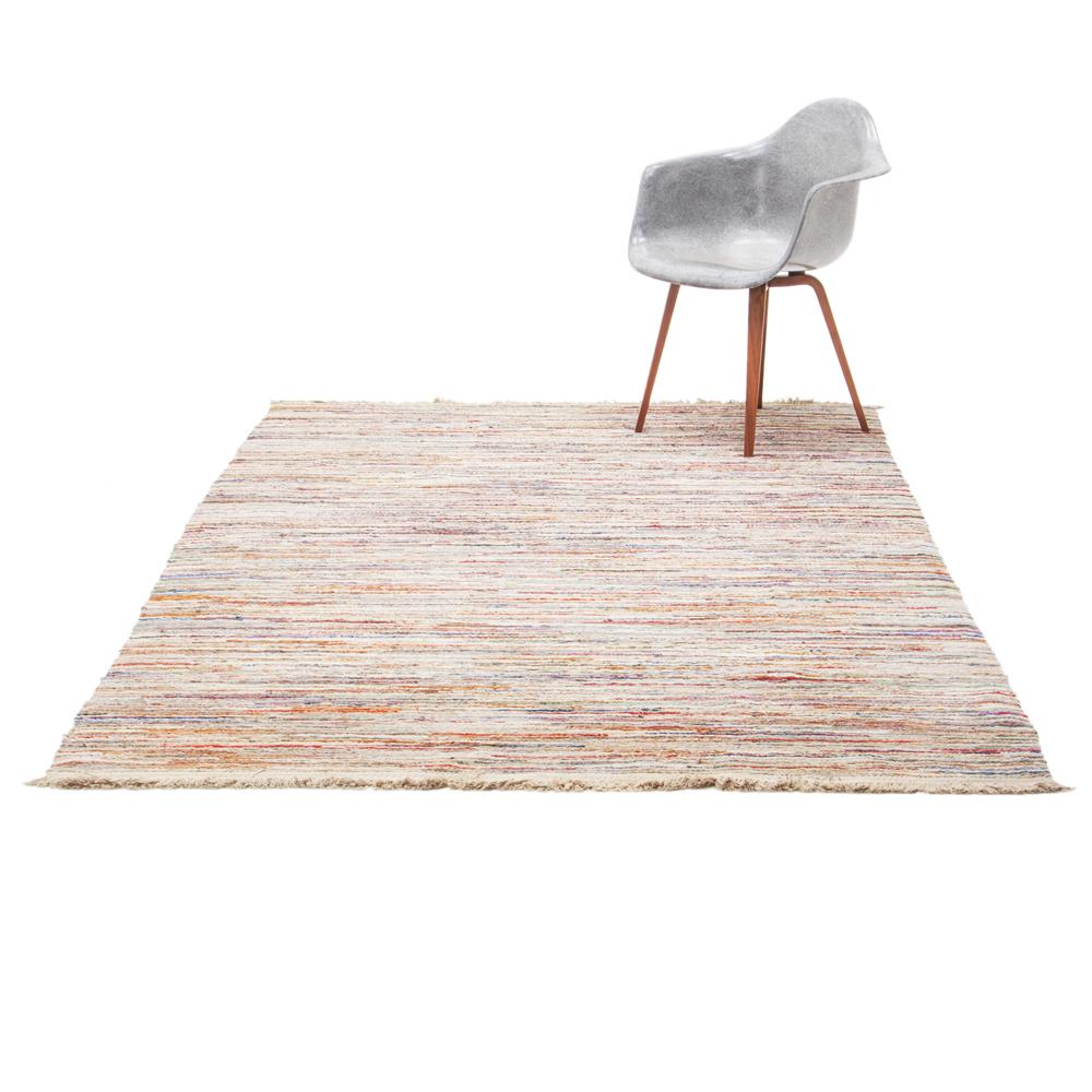 Multicolor Tuft Stripe Rug