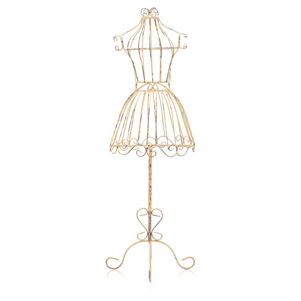Dress Mannequin - Rustic Yellow Wire