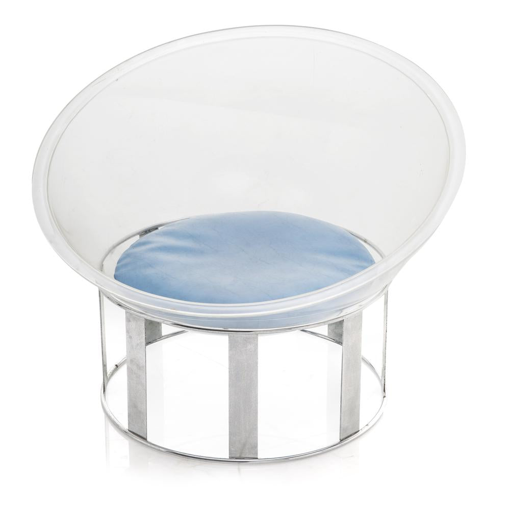 Mod Lucite Bowl Chair