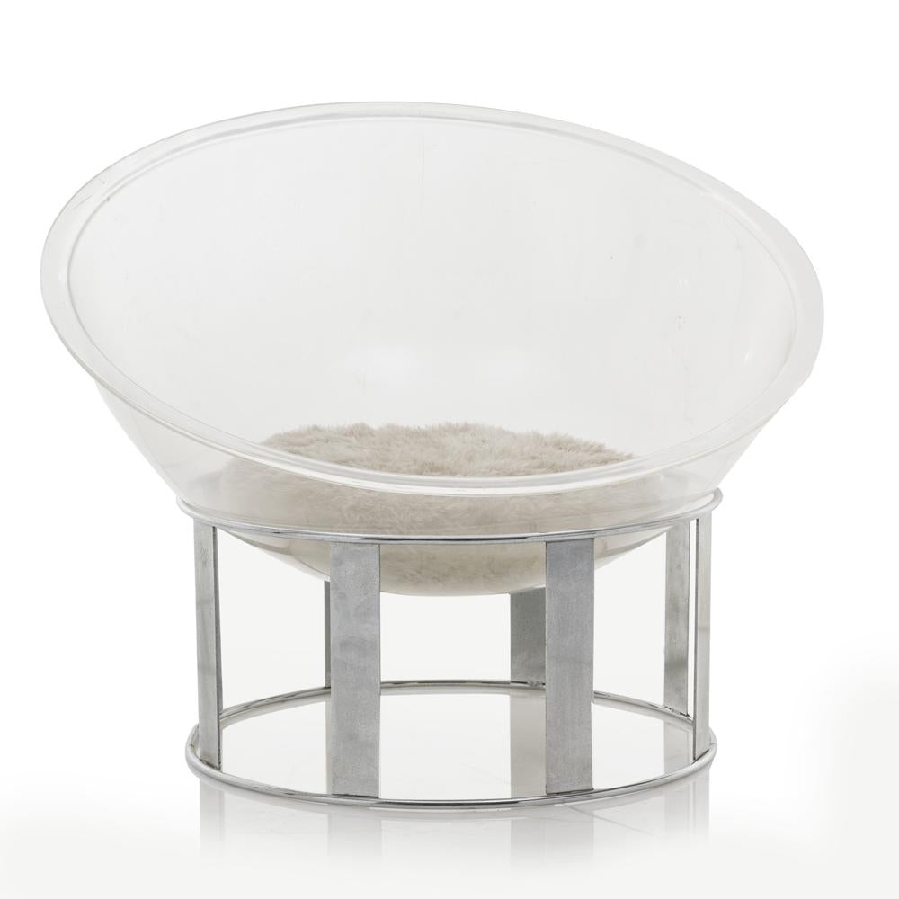 Mod Lucite Bowl Chair