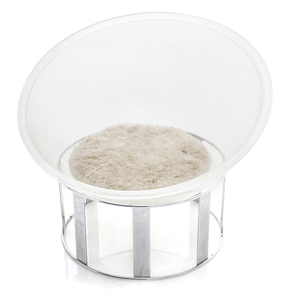 Mod Lucite Bowl Chair
