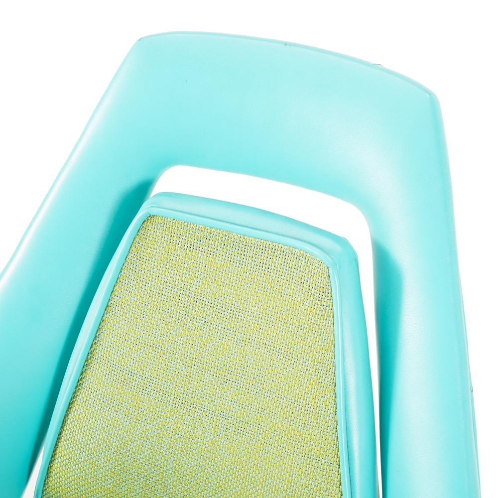 Blue & Green Vintage Office Chair