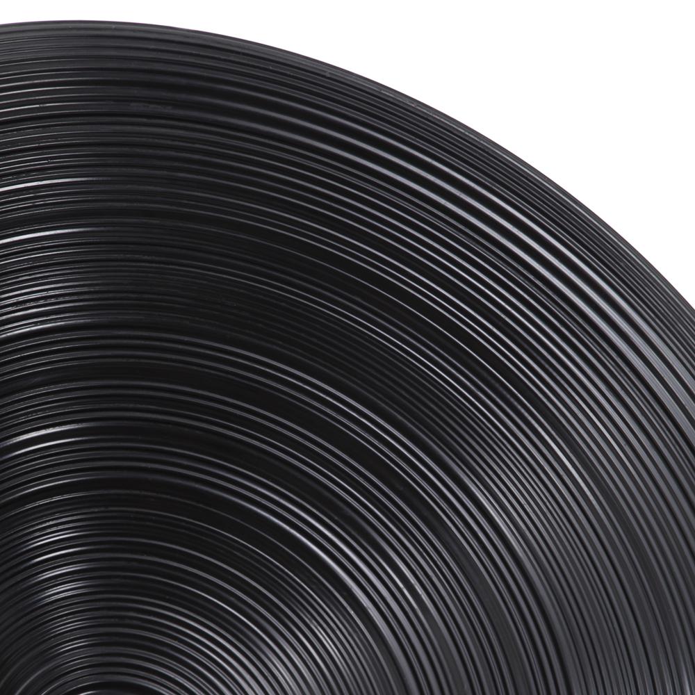 Black Abstract Spun Chair