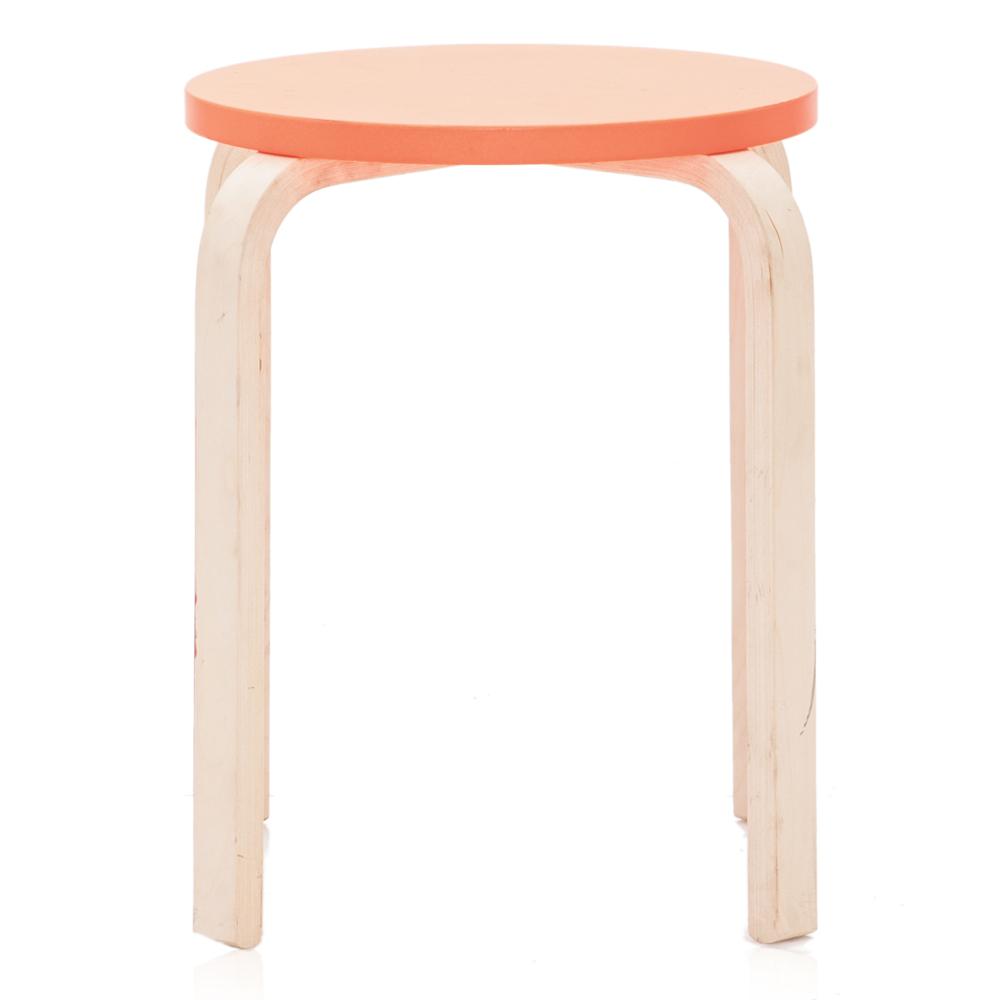 Tiny Children's Orange Stool