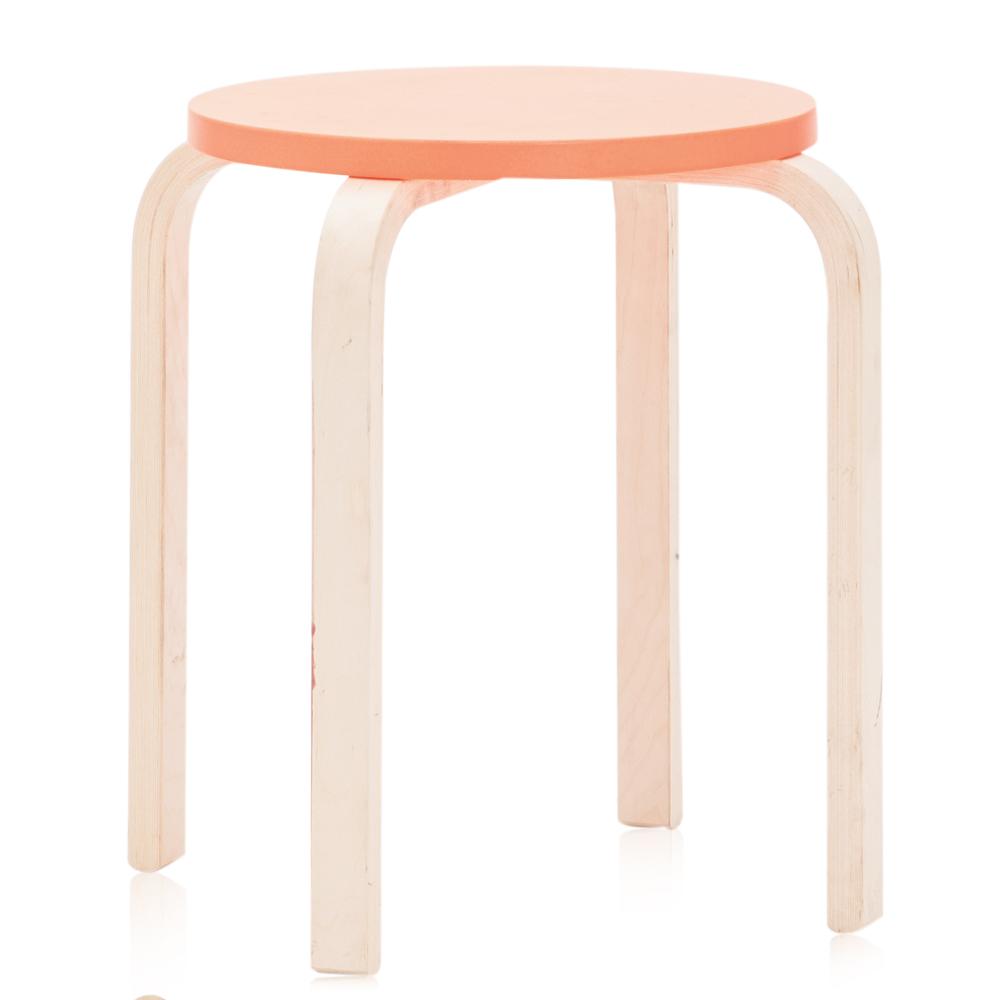 Tiny Children's Orange Stool