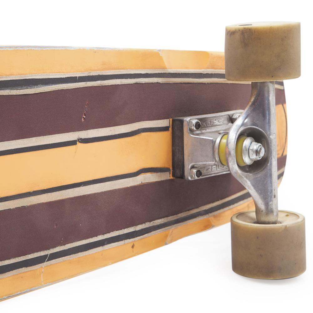 Black and Yellow Wood Skateboard