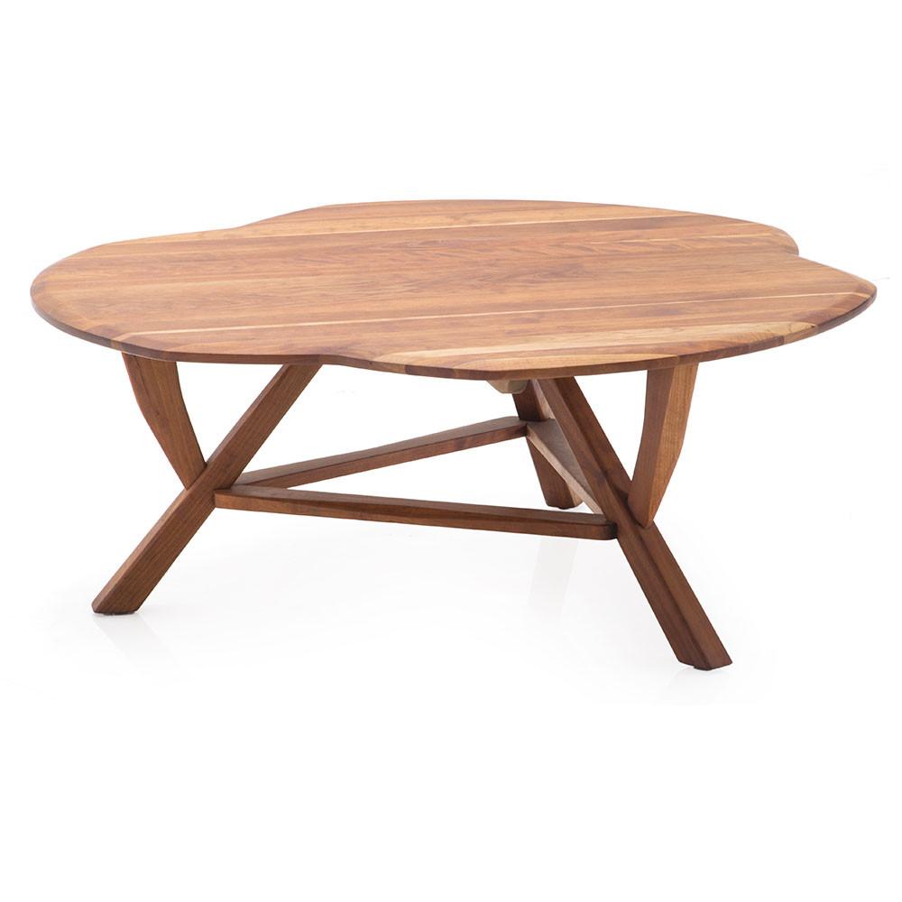 Wood Clover Coffee Table
