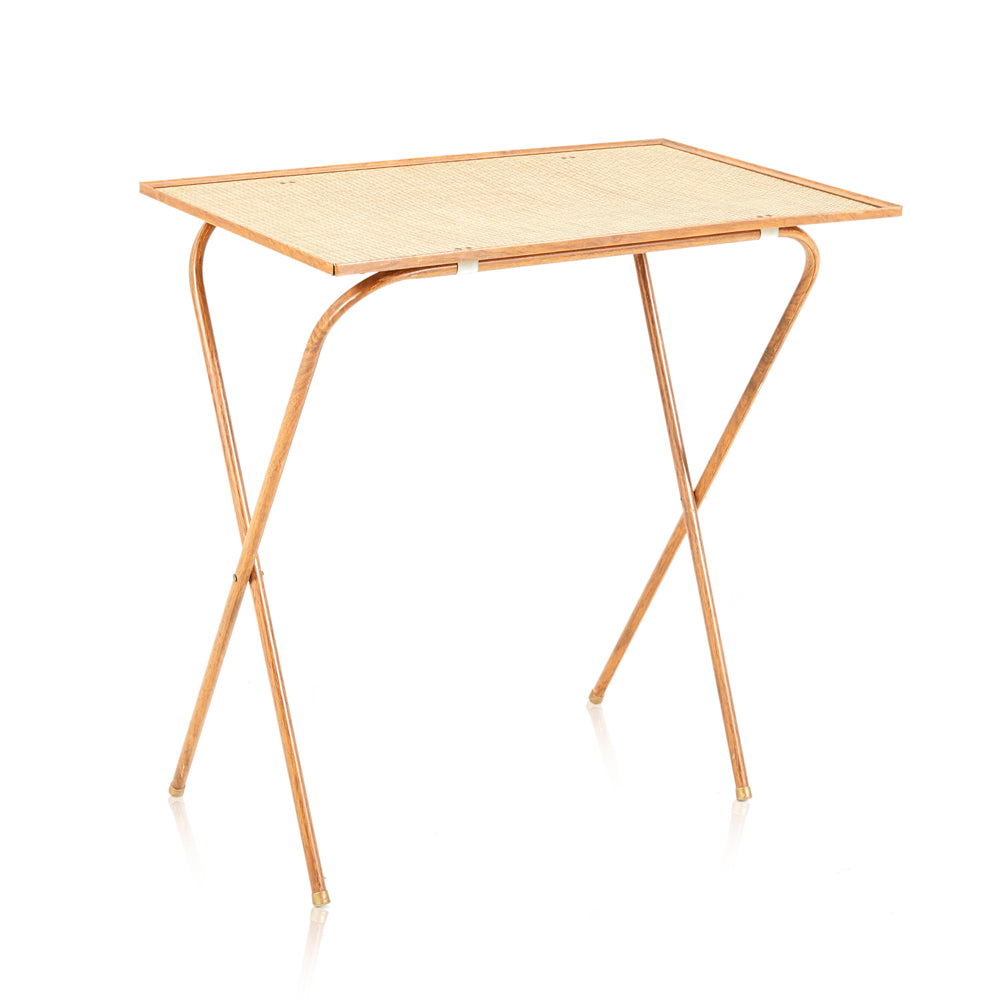 2 Wicker Rectangle Tray Tables