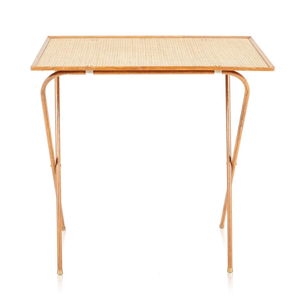 2 Wicker Rectangle Tray Tables