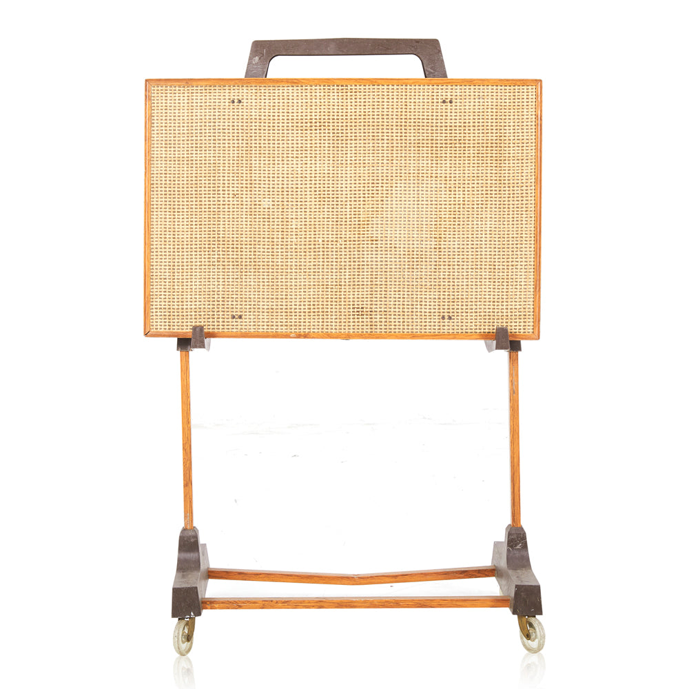 2 Wicker Rectangle Tray Tables