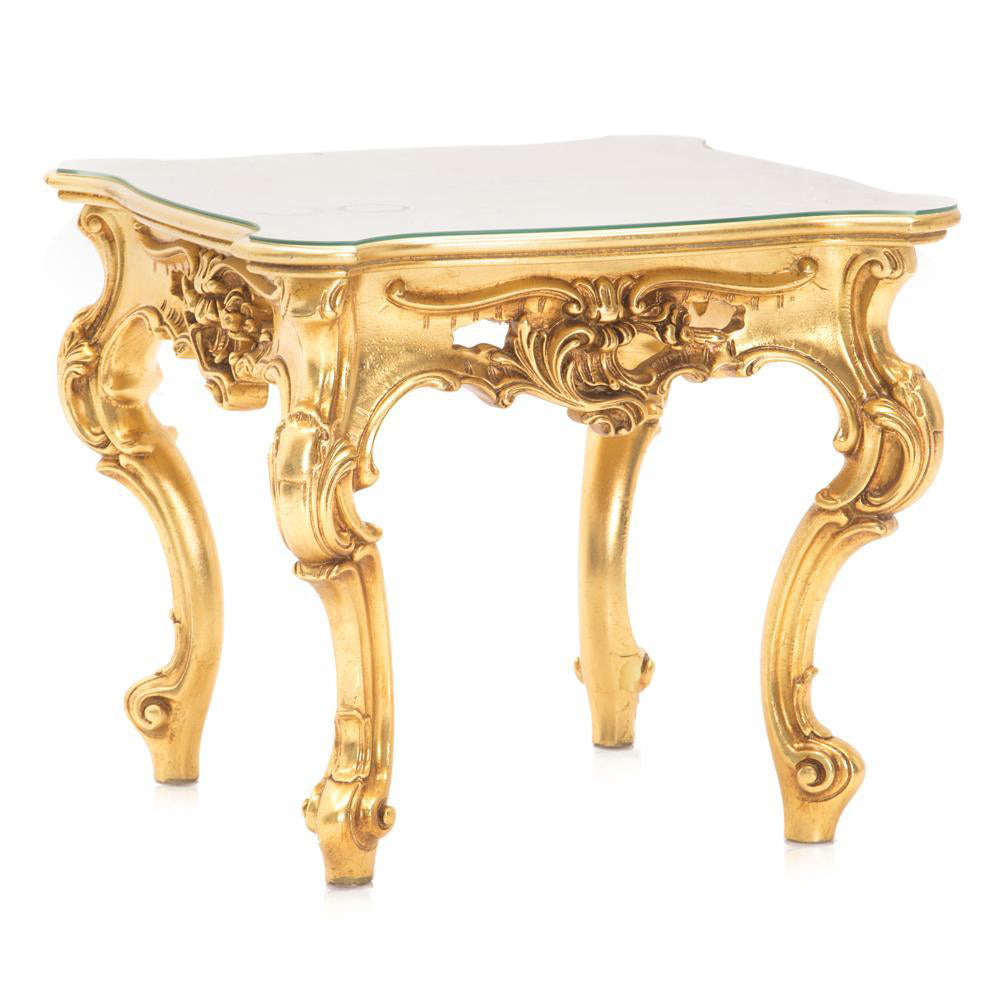Gold Rococo Side Table