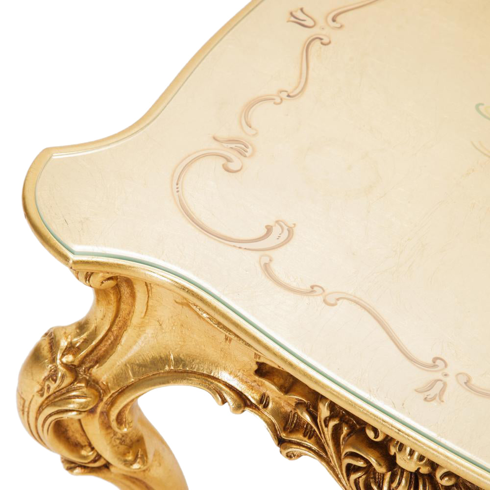 Gold Rococo Side Table