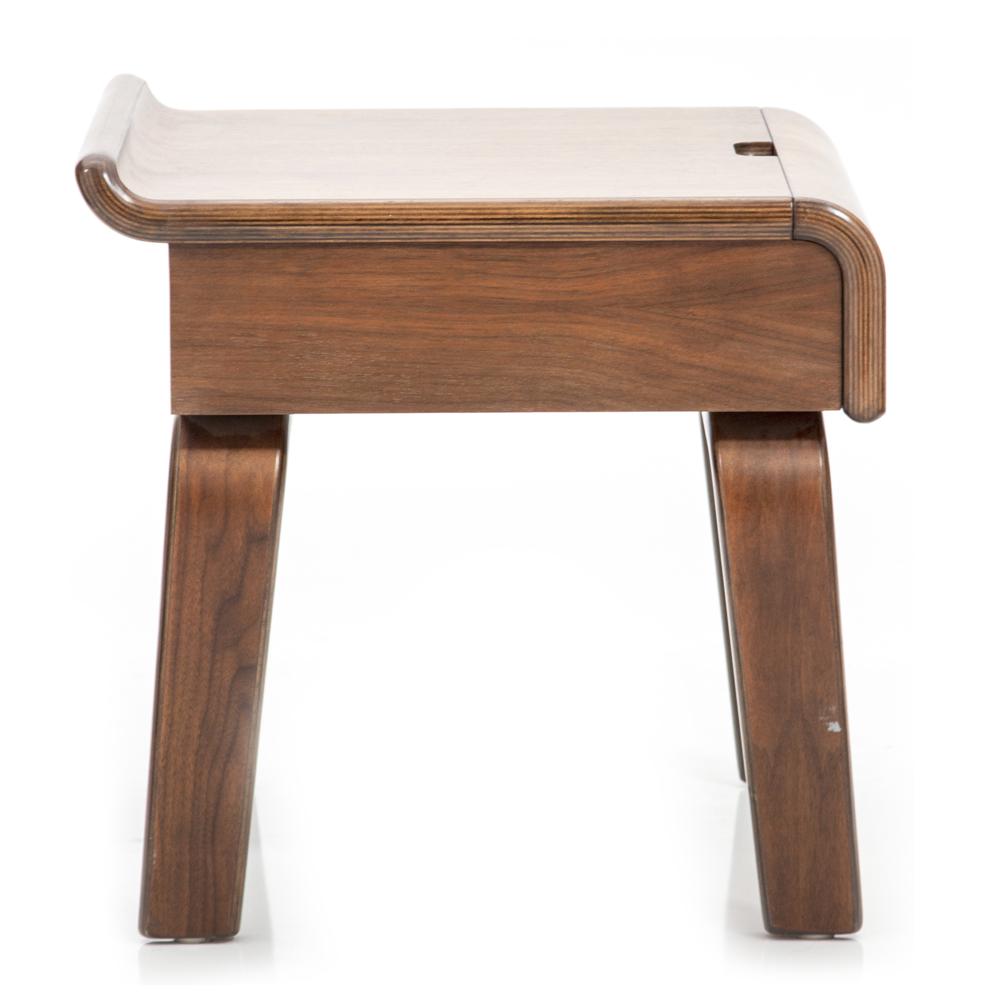 Wood Alpine Walnut Side Table
