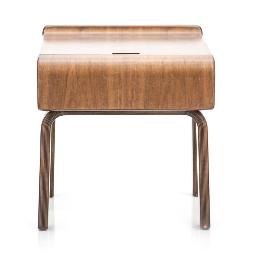 Wood Alpine Walnut Side Table