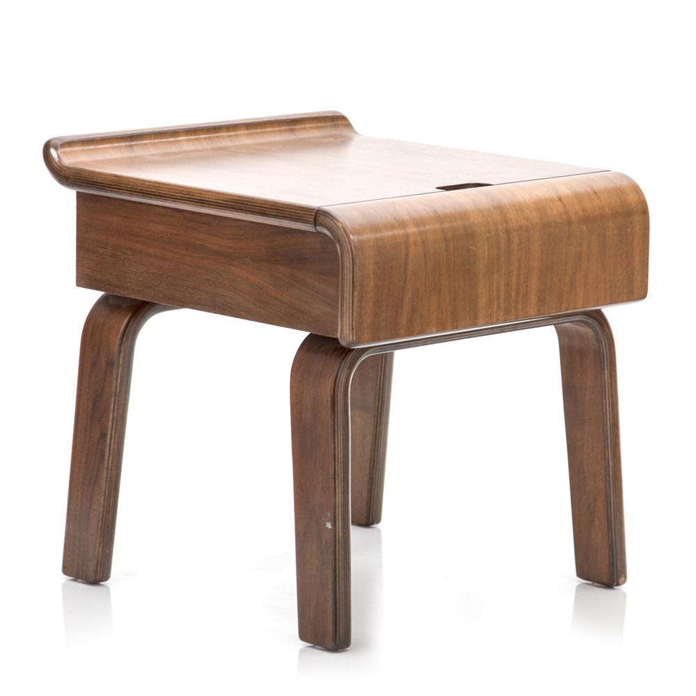 Wood Alpine Walnut Side Table