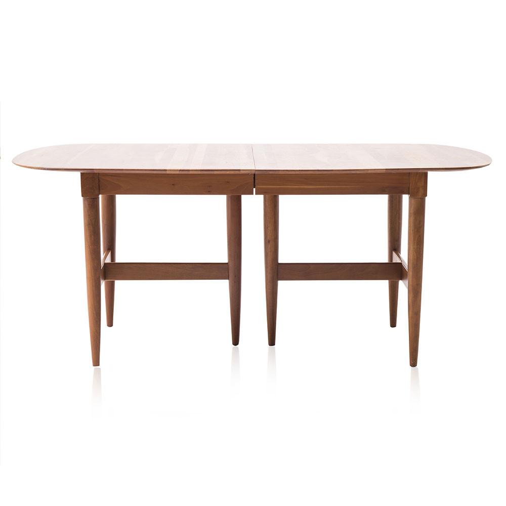 Wood Danish Modern Long Dining Table
