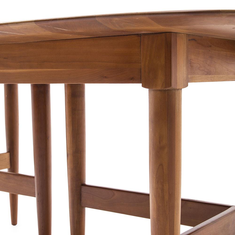 Wood Danish Modern Long Dining Table