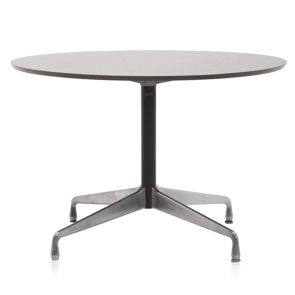 Wood & Steel Knoll Round Table