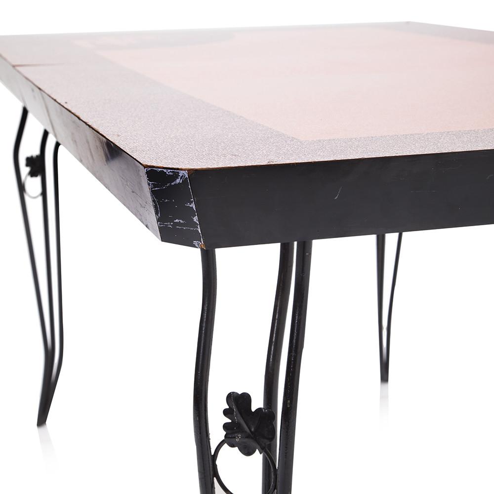 Pink + Black Vintage Dining Table