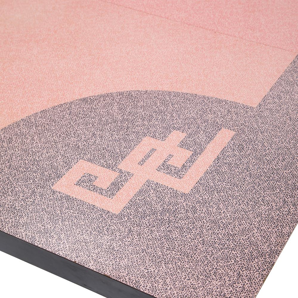 Pink + Black Vintage Dining Table