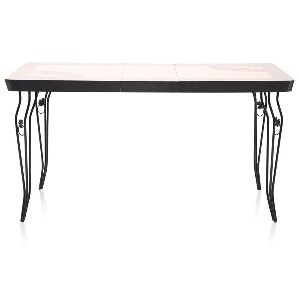 Pink + Black Vintage Dining Table