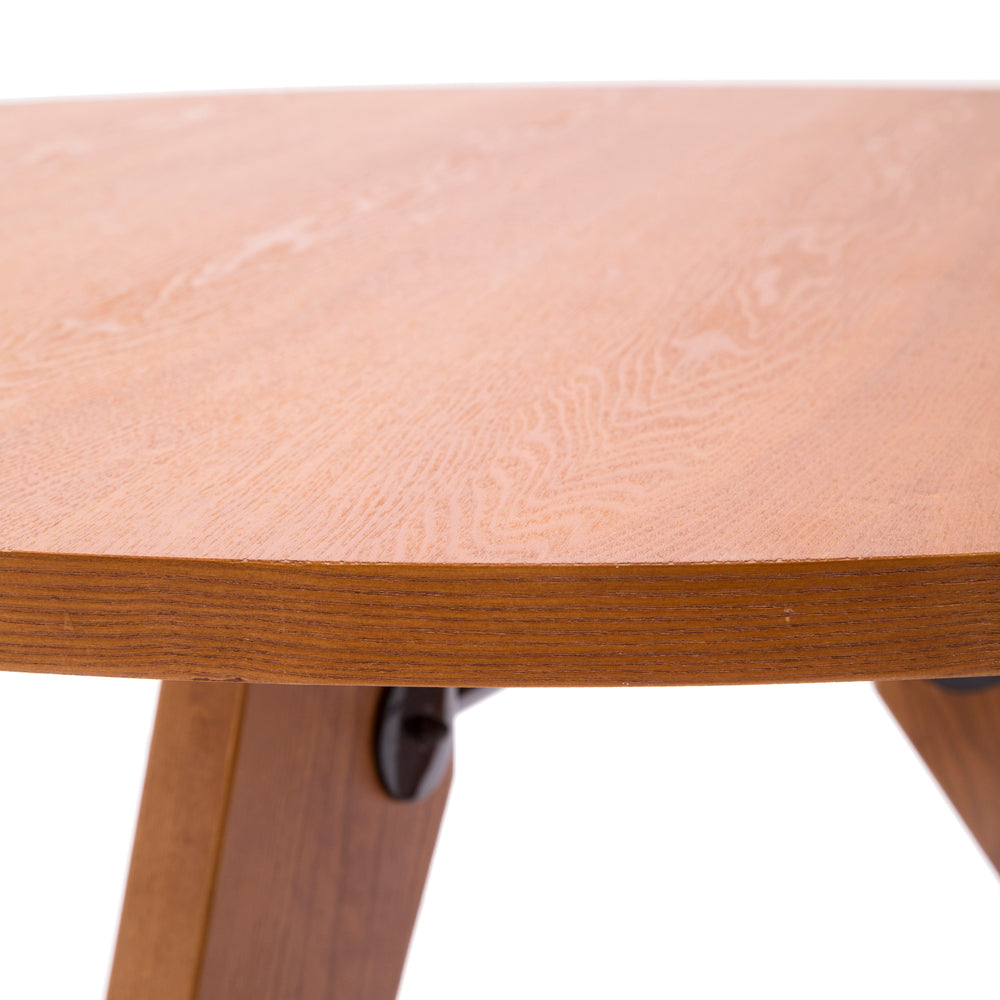Prouve Medium Wood - Small Round Dining Table