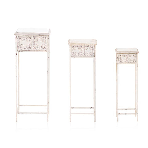 Outdoor Stamped Side Tables