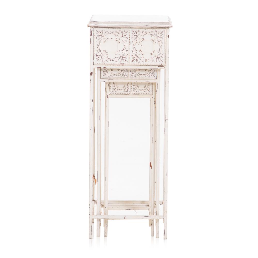 Outdoor Stamped Side Tables