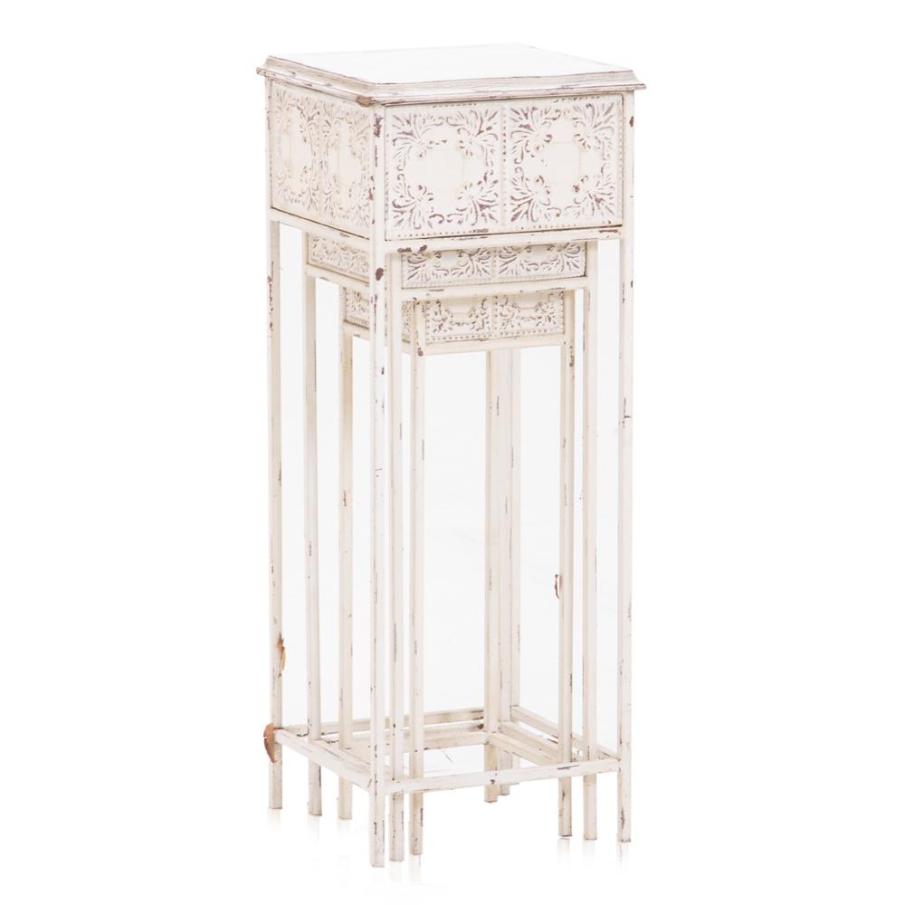 Outdoor Stamped Side Tables
