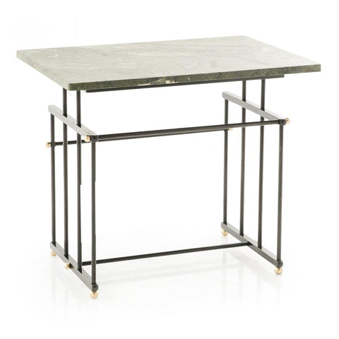 Green Marble Side Table